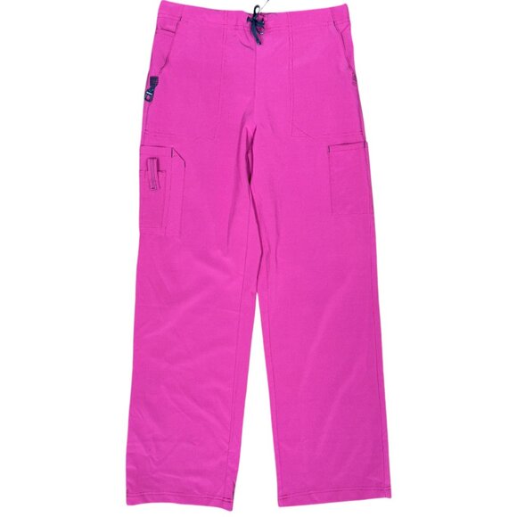 Women's CARHARTT Force Cross Flex Utility Pink Scrub Bootcut Pants- Size S - Picture 2 of 9
